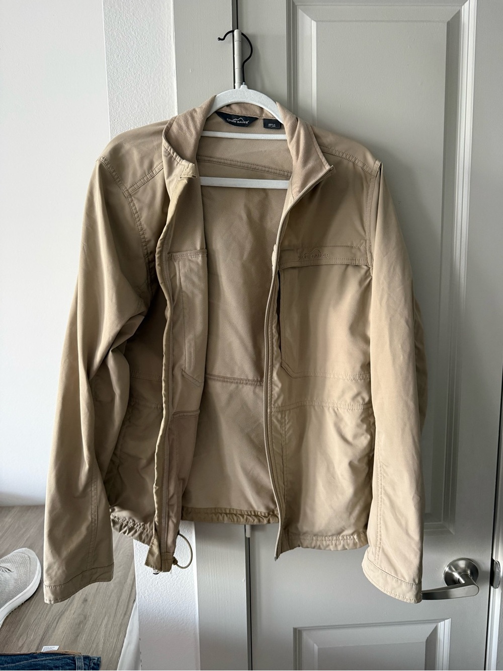 Eddie Bauer Tan Lightweight Men’s Shirt Jacket